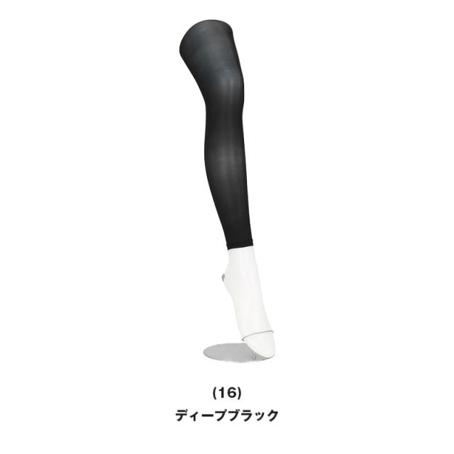 アツギ 25デニール 黒 レギンス 10分丈 ストッキング レディース 通気性 M-L L-LL