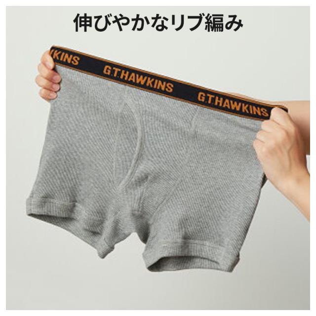 ボクサーパンツ メンズ 綿100 前あき 2枚組 M L LL