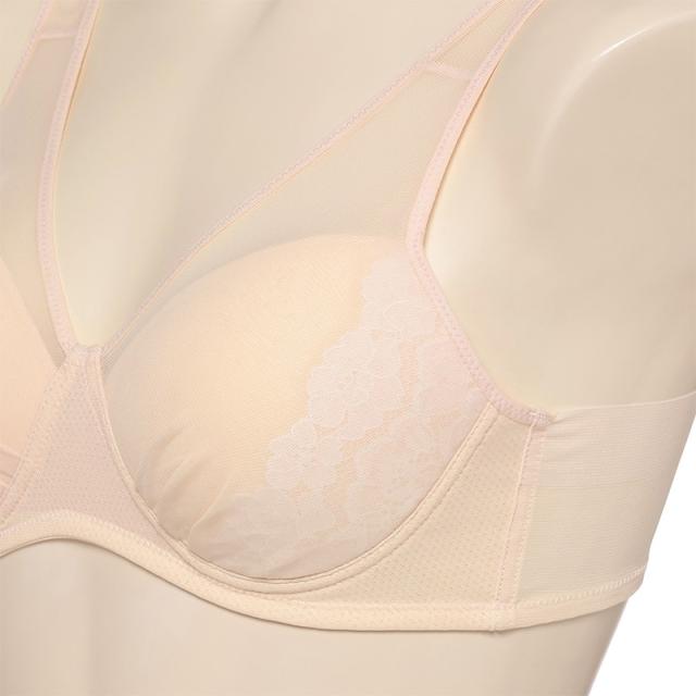 アツギ ブラジャー レディース シームレスカップ ノンワイヤー 軽いブラ レースブラ 脇すっきり M L LL