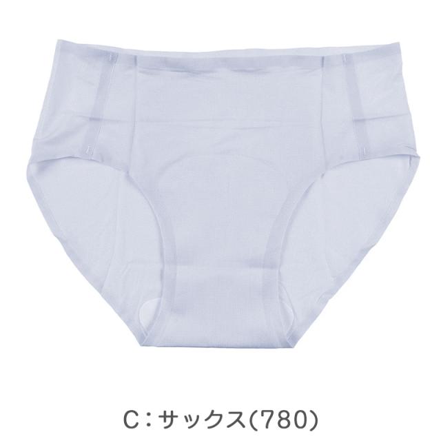 ショーツ レディース 接触冷感 吸水速乾 メッシュ シームレス スタンダードショーツ 福助 満足 美涼活 福助 満足 美涼活 M L LL