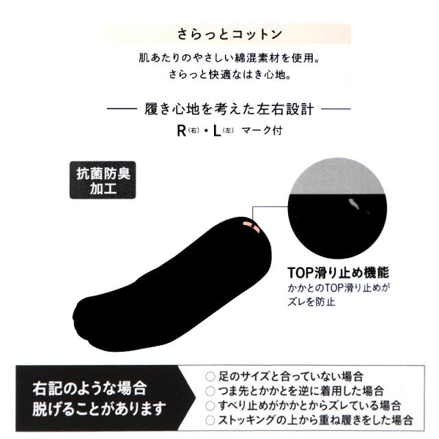 フットカバー レディース 5本指 ソックス 脱げない スニーカーソックス 23 24 25 cm
