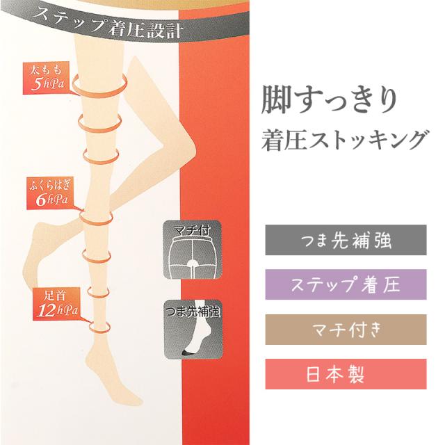 着圧ストッキング 大きいサイズ ストッキング レディース 3L 4L