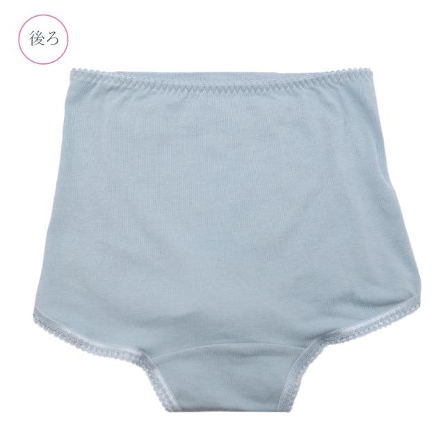 ショーツ レディース 1分丈 深ばき 綿混 お腹らくらく 下着 女性用 パンツ インナー ハイウエスト ゆったり M L LL 3L