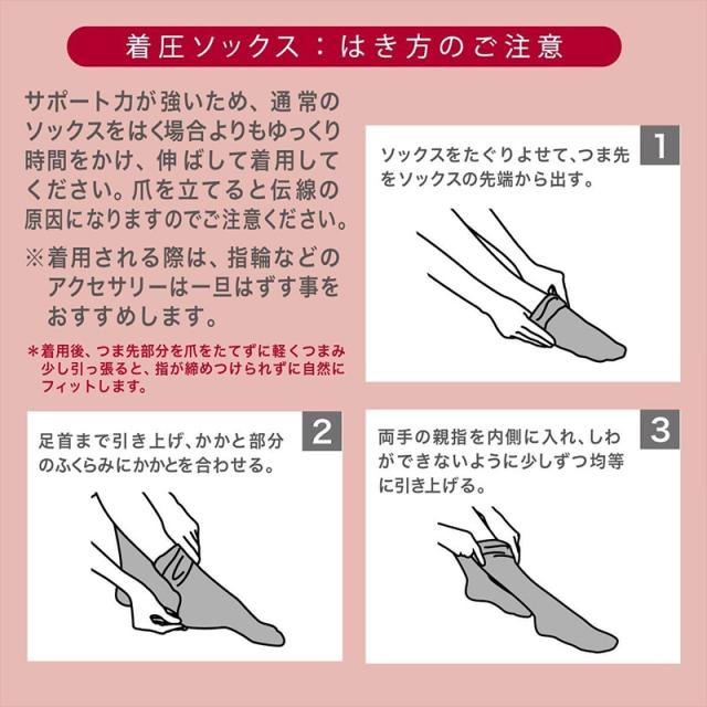 アツギ メディカル Atsugi Medical 一般医療機器 着圧ハイソックス 足首28hPa レディース 21-23cm 23-25cm