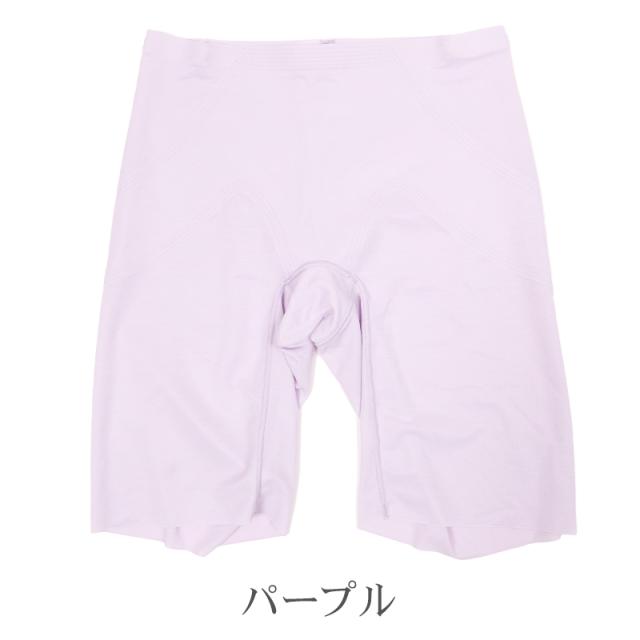 ガードル ロング レディース ヒップアップ 補整下着 シームレス ハイウエスト お腹引き締め 裾ヘム 一枚履きOK M L LL