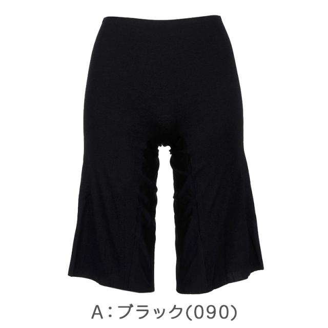 福助 レディース インナーボトム 5分丈 接触冷感 吸水速乾 インナー パンツ ペチコート メッシュ 綿混 下着 M〜LL