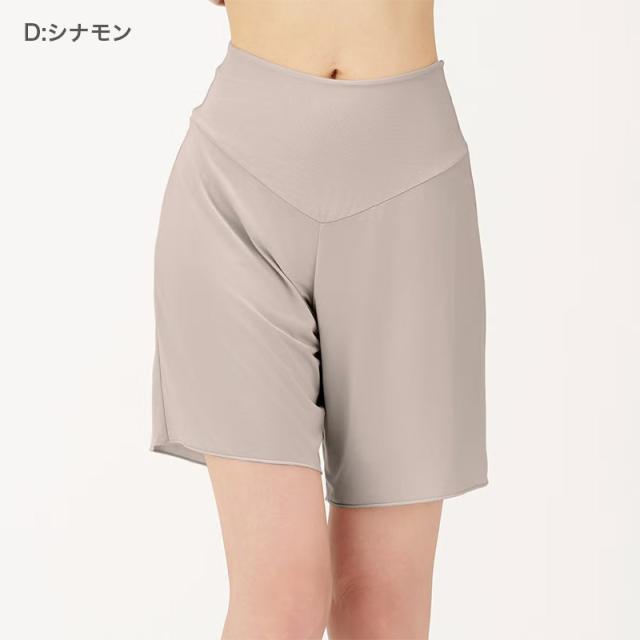 ペチパンツ 5分丈 レディース 接触冷感 吸水速乾 ひんやり ペチコート パンツ インナー M L LL