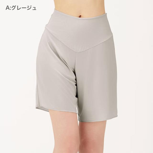 ペチパンツ 5分丈 レディース 接触冷感 吸水速乾 ひんやり ペチコート パンツ インナー M L LL