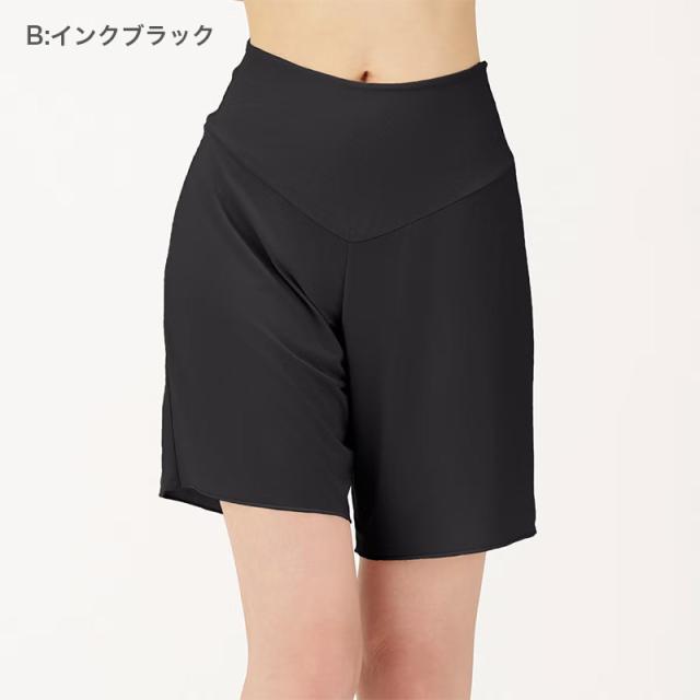 ペチパンツ 5分丈 レディース 接触冷感 吸水速乾 ひんやり ペチコート パンツ インナー M L LL