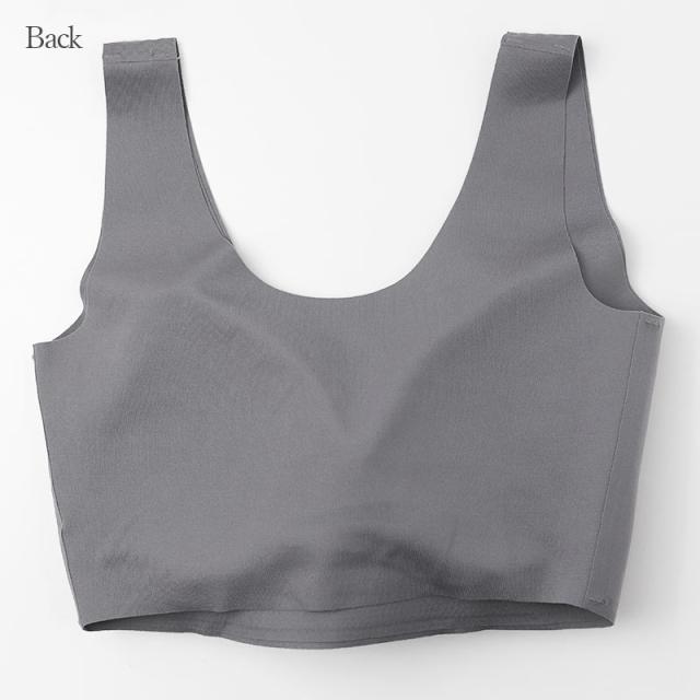 ノンワイヤーブラ レディース 無縫製 脇高 シームレス ブラジャー もっちりカップ 盛れる ズレにくい M L LL 3L