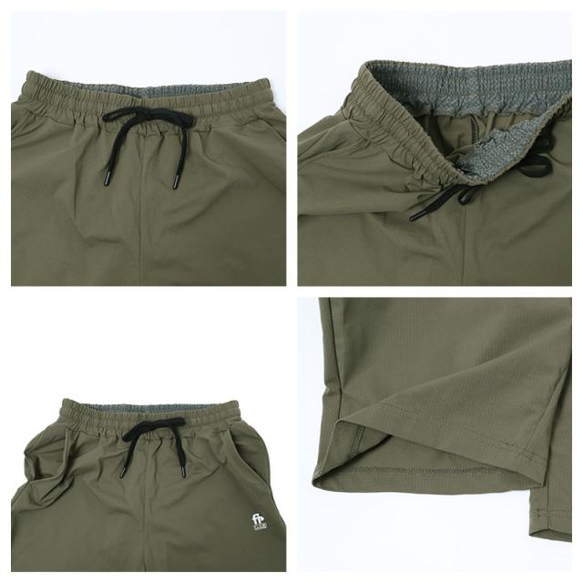 TERAX テラックス 遠赤外線 メンズ ルームウェア 上下セット 半袖 ハーフパンツ ストレッチメッシュ M L LL