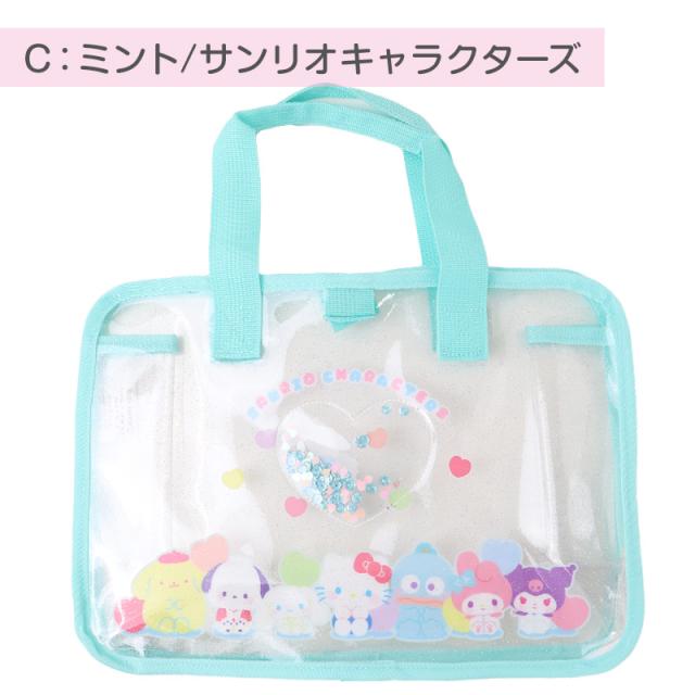プールバッグ 女の子 キッズ PVC トートバッグ サンリオ PEANUTS 子供 塩化ビニル 水泳バッグ 約32×23×10cm
