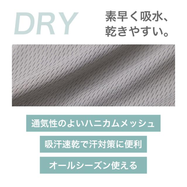 メンズ インナー 7分丈 ロングパンツ ハニカムメッシュ 吸汗速乾 通気性 ストレッチ 前開き アウトゴム 下着 ズボン下