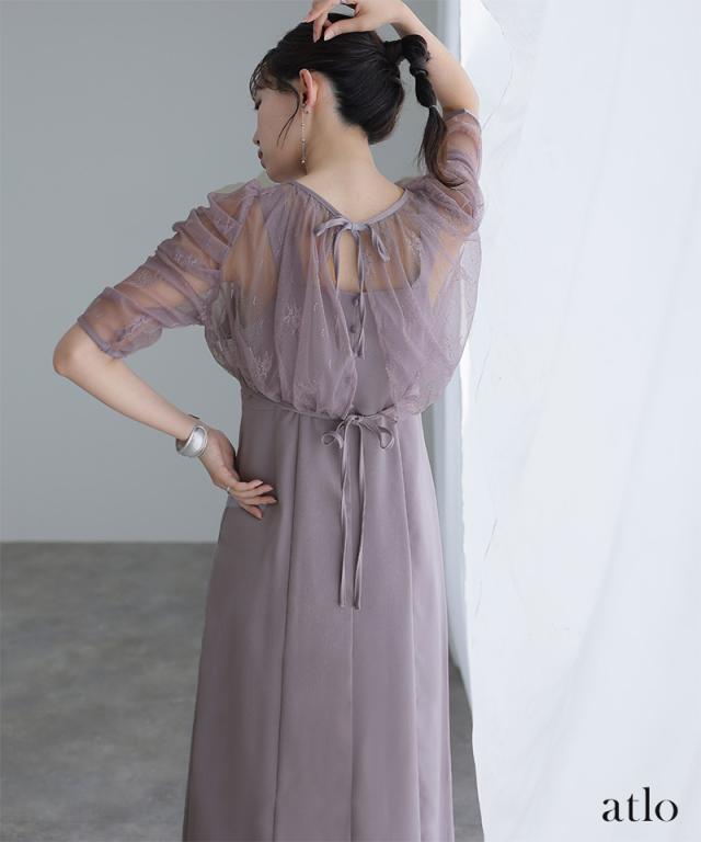 620231322 体型カバー フォーマルドレス ワンピース 結婚式 小さい