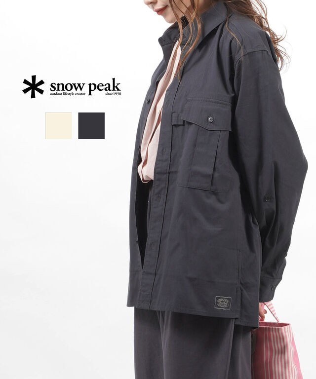 スノーピーク Snow Peak タキビ ライトリップストップシャツ シャツ