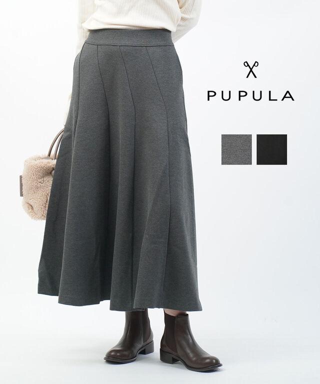 ププラ デュアルウォームポンチ フレアスカート PUPULA 346107 国内正規品 220409 送料無料