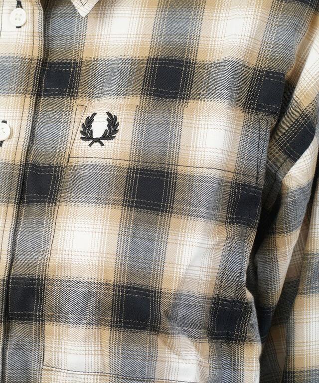 フレッドペリー BRUSHED CHECK SHIRT DRESS FRED PERRY D8167 国内正規