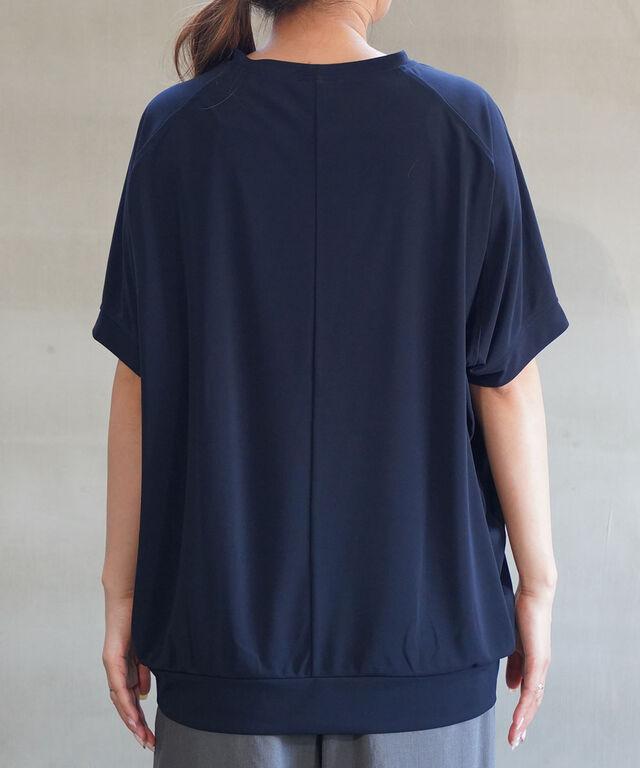 ププラ ヤギポリスムース ドルマン ワイドプルオーバー PUPULA 157215 国内正規品 2025春夏新作 送料無料