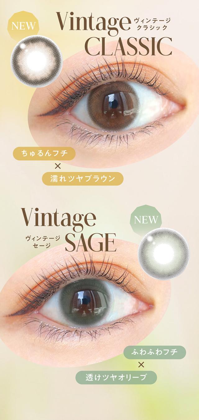 カラコン エンジェルカラー バンビシリーズヴィンテージワンデー