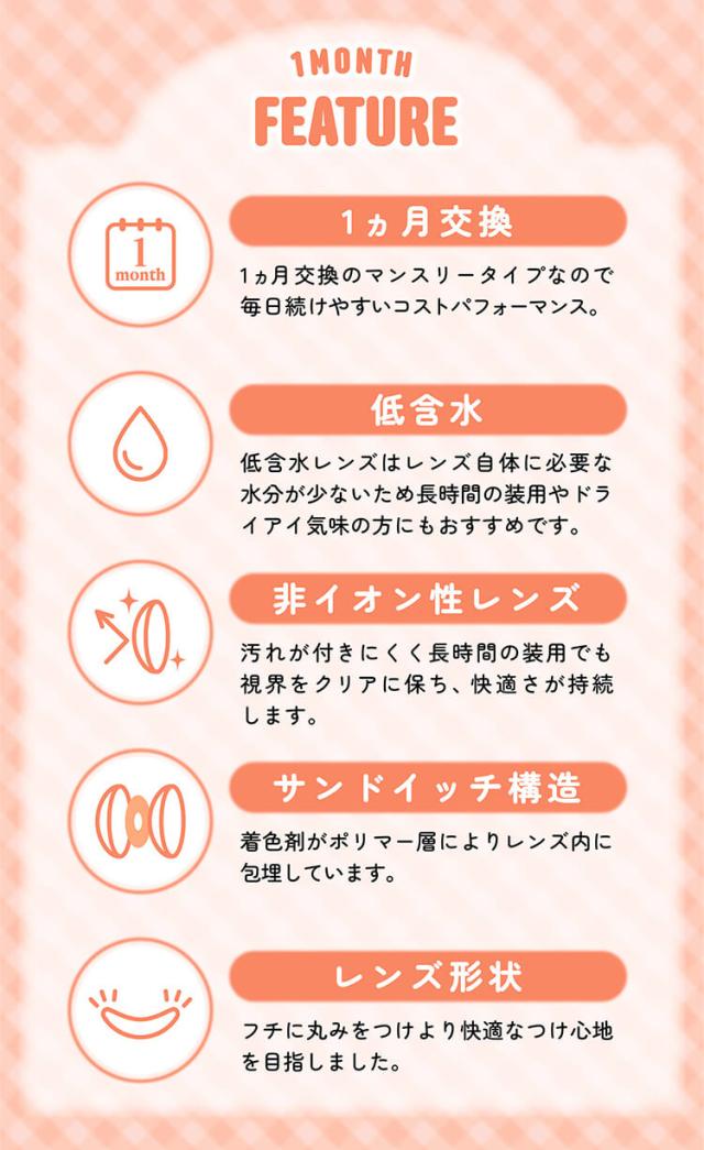 カラコン chapun 1month(シャプンマンスリー)
