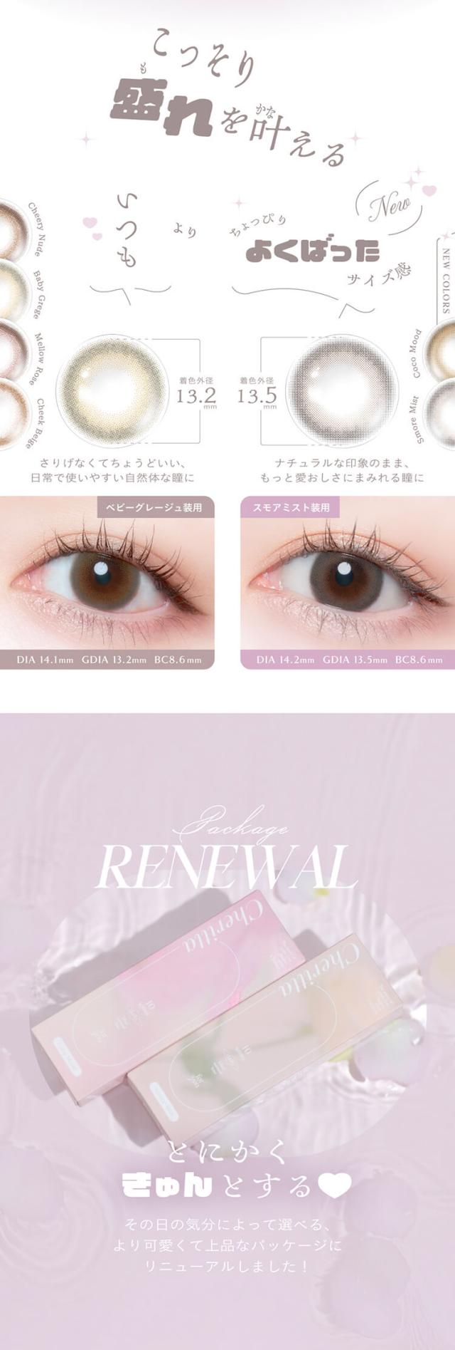 カラコン チェリッタ ワンデーカラコン