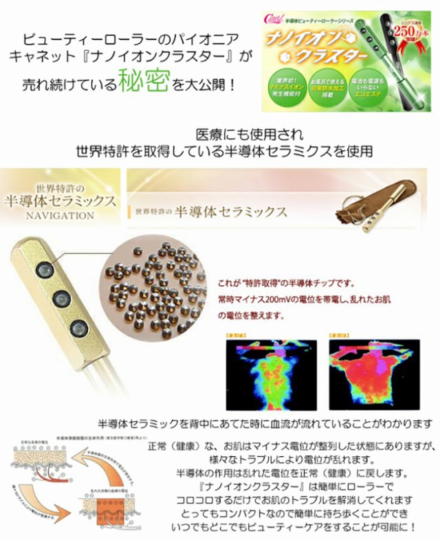 ゲルマビューティーローラー半導体セラミックス ゲルマビューティーローラー半導体セラミックス