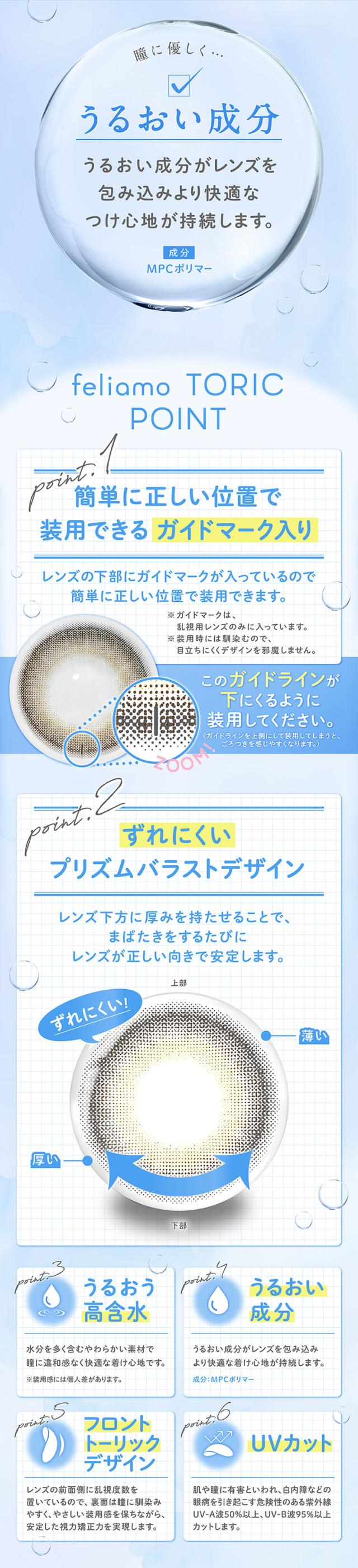 カラコン feliamo(フェリアモトーリックワンデー)