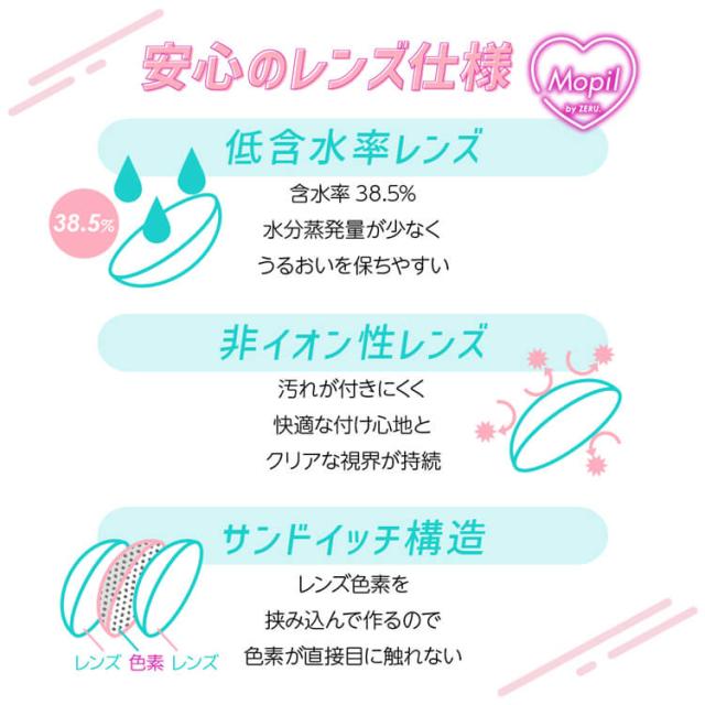 カラコン モピルbyゼルマンスリー