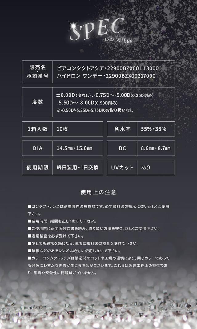 ワンデーカラコン リセイ