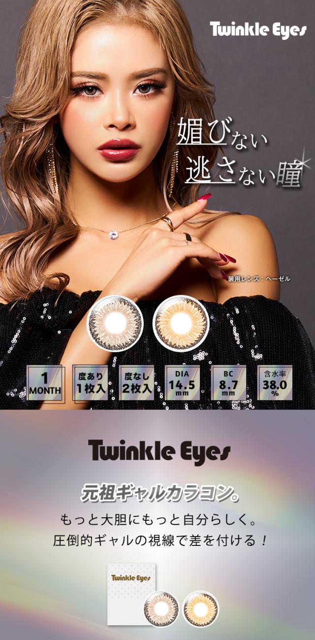 通販 サンシティ カラコン トゥインクルアイズ マンスリー