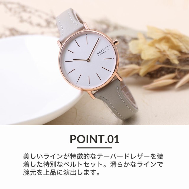 二種のベルトが楽しめる限定セット】スカーゲン 腕時計 SKAGEN