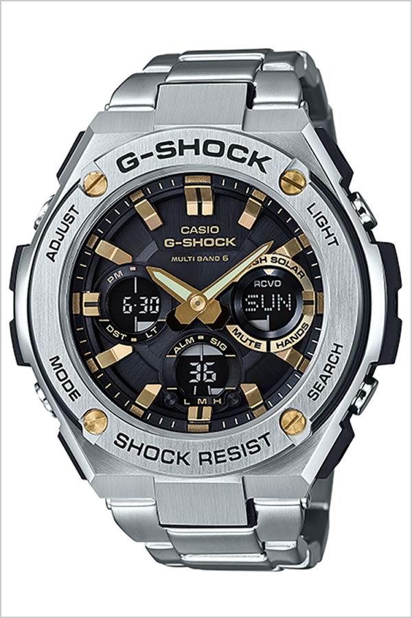 選べるサイズ展開 カシオ 腕時計 Casio 時計 カシオ 時計 Casio 腕時計 Gショック ジースティール G Shock G Steel メンズ ブラック Gst W110d 1a9jf アナ 今月限定 特別大特価 Www Bnooon Com