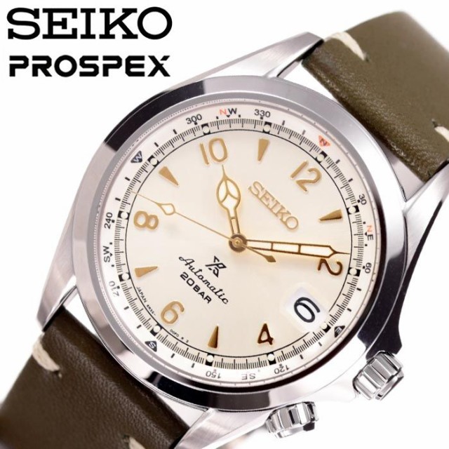 期間限定特価 セイコー 腕時計 Seiko 時計 プロスペックス アルピニスト Prospex Alpinist メンズ ライトアイボリー Sbdc093 数量は多 Kherkun Com