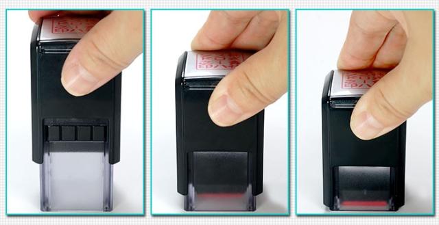 角印 ゴム印 キャップレス