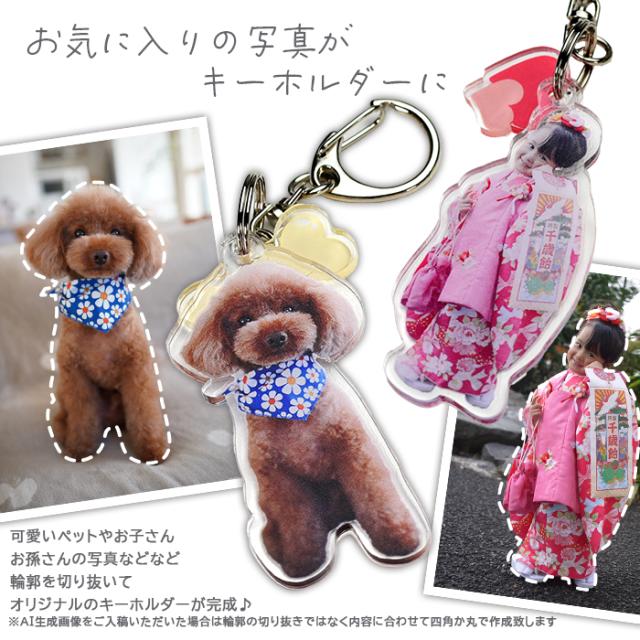 お気に入りの写真がキーホルダーに