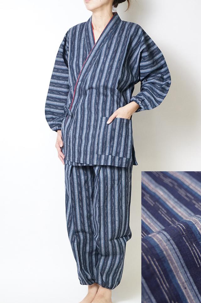 紬-女性用作務衣