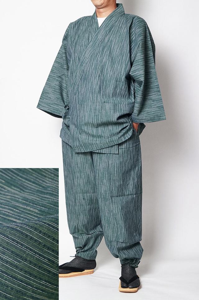 久留米織り 作務衣