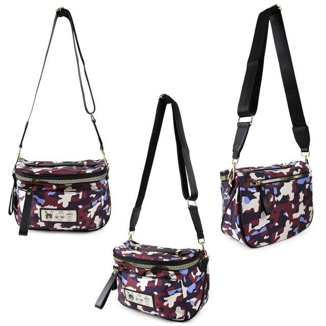 広マチでコロンとしたフォルムのバニティバッグです。