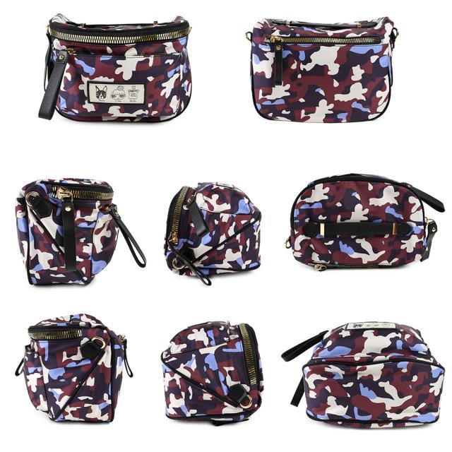 付け外し自由のショルダーベルトで斜め掛けにも肩掛けにも対応。