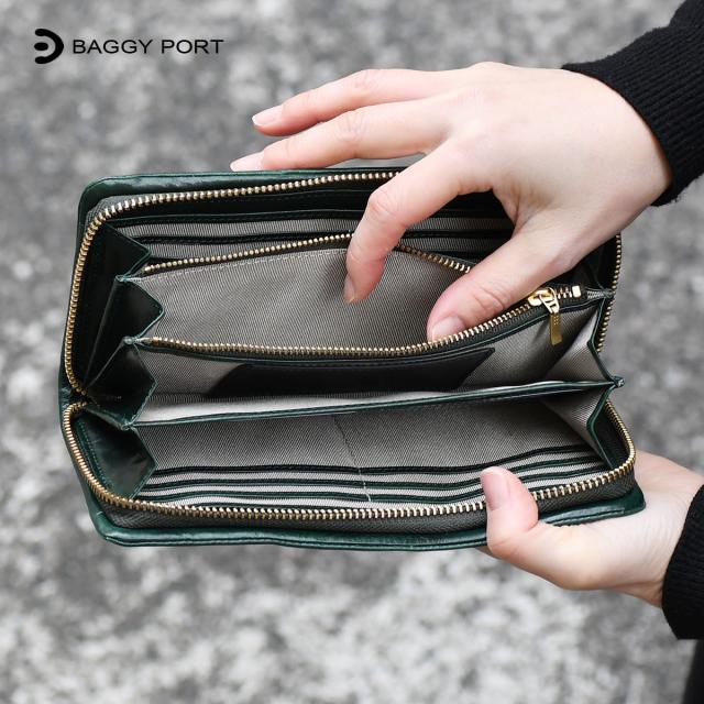 ラウンドファスナー長財布