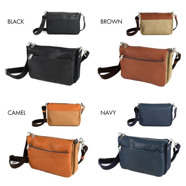 カラー 4色展開。BLACK(ブラック・黒色)、BROWN(ブラウン・茶色)、CAMEL(キャメル)、NAVY(ネイビー・紺色)です。