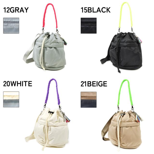 こちらの画像には12GRAY・グレー、15BLACK・ブラック、20WHITE・ホワイト、21BEIGE・ベージュが記載されています。