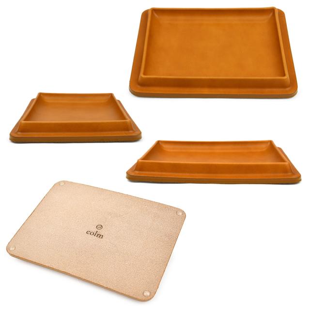 長方形のスクエア型レザートレイになります。