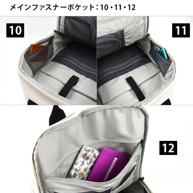 メインポケット内のポケットについて。