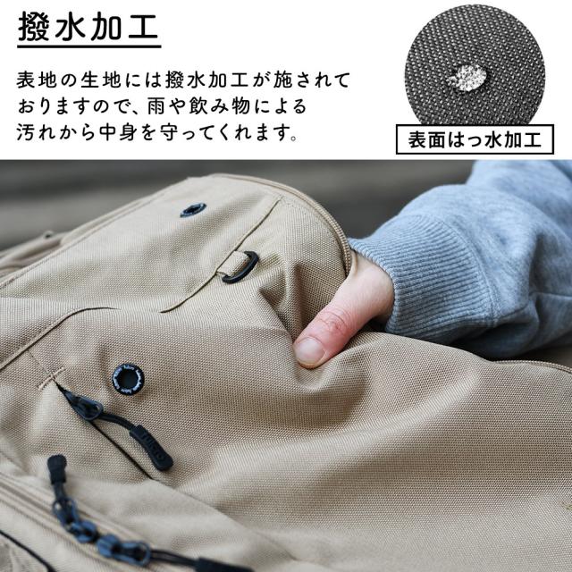 生地表面には撥水加工が施されております。