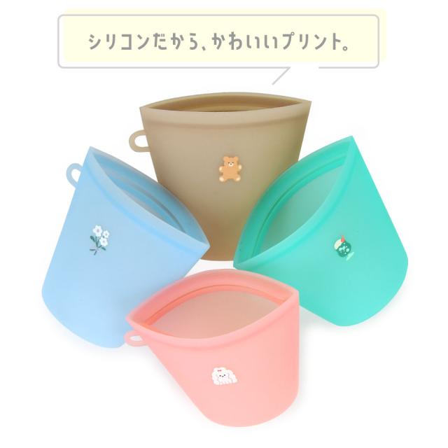 シリコンだから、遊び心があるかわいいプリント。