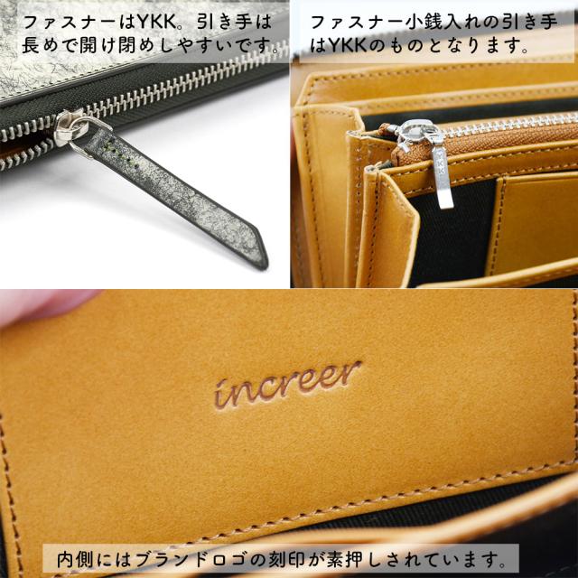 ファスナーはYKK。引き手は長めで開け閉めしやすいです。