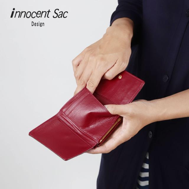 三つ折り財布 コンパクトウォレット ミニ財布 がま口 がまぐち バラ 花