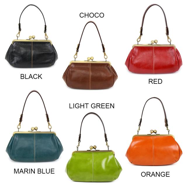 カラー展開はBLACK(ブラック・黒色)、CHOCO(チョコ・茶色)、RED(レッド・赤色)、MARIN BLUE(マリンブルー)、LIGHTGREEN(ライトグリーン・黄緑色)、ORANGE(オレンジ・橙色)の６カラーです。