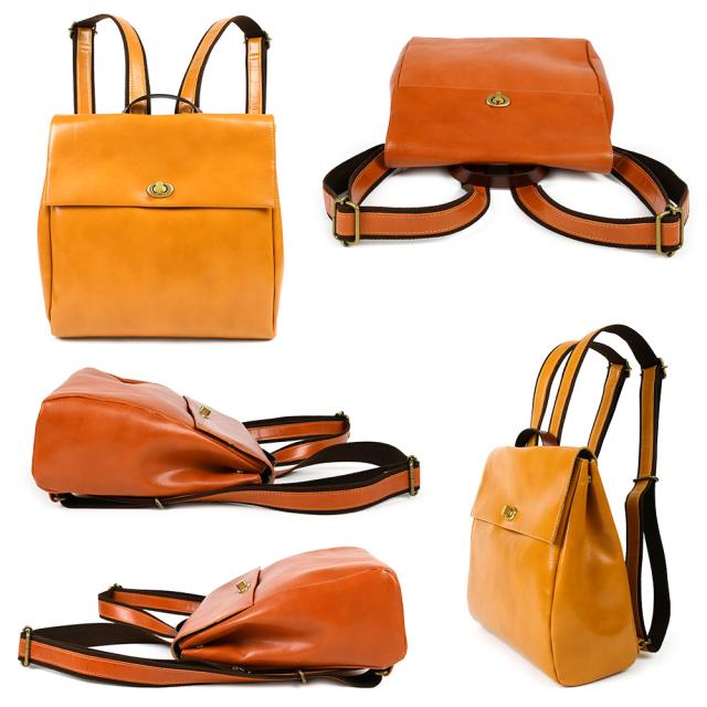 角底スクエアフォルムのB5サイズ対応スクエアリュックサックです。